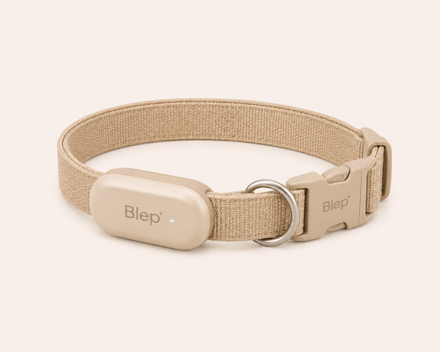 Blep collar for dogs in sand tone